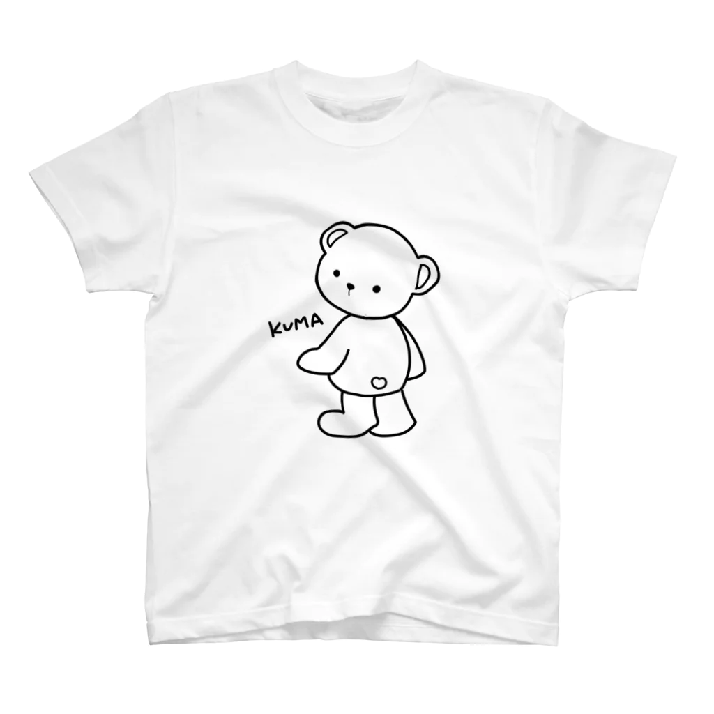 下町小町のゆるくまくん Regular Fit T-Shirt