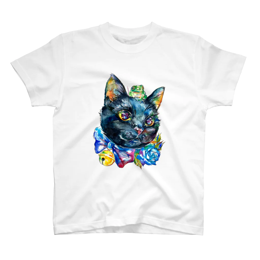 えだのにわの蛙と猫 スタンダードTシャツ