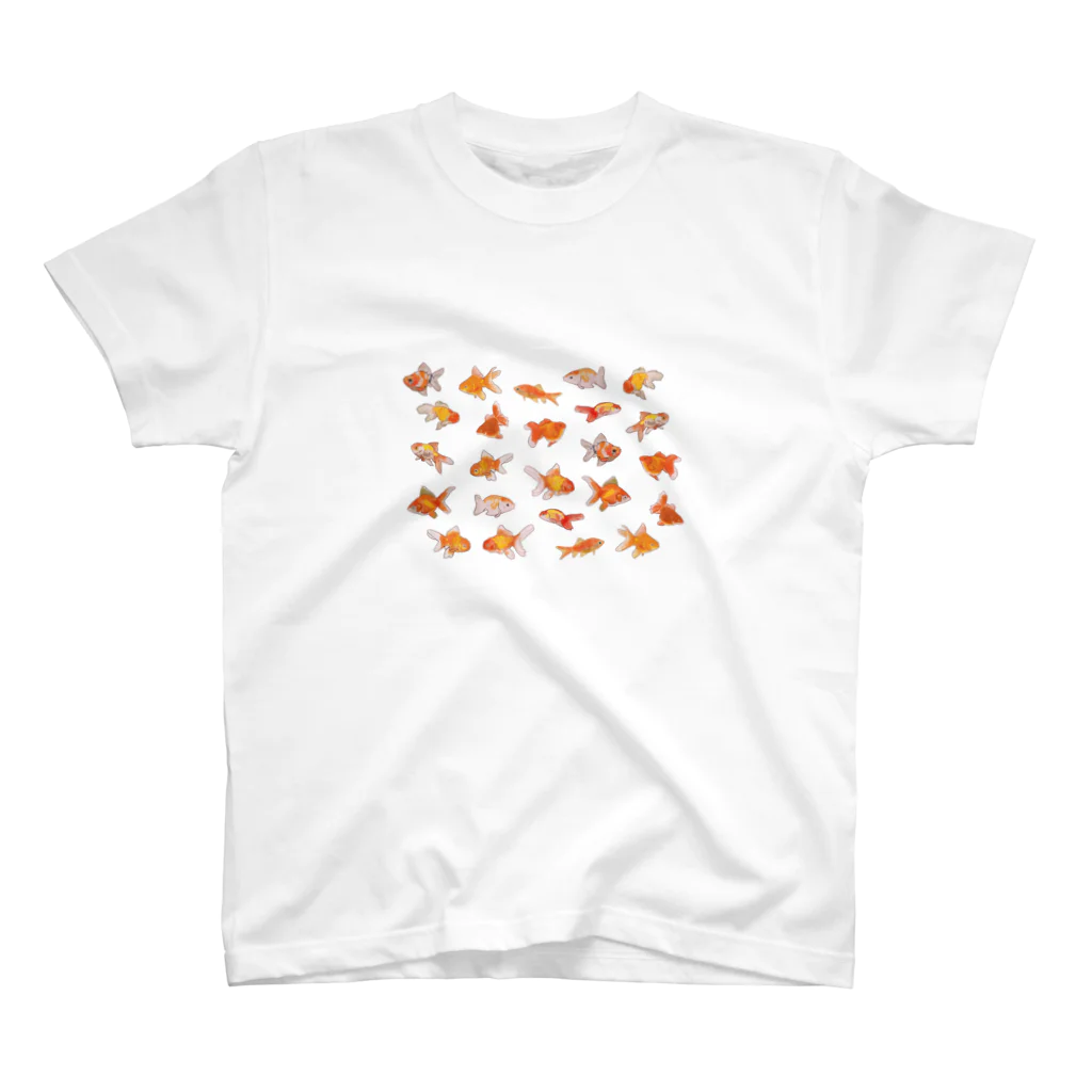 puikkoの金魚集合 Regular Fit T-Shirt