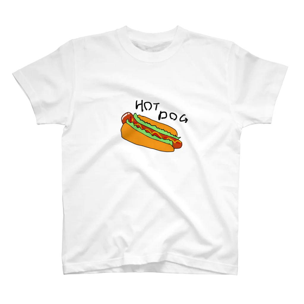 コツコツ文具店のHOT DOG アメリカンシリーズ スタンダードTシャツ