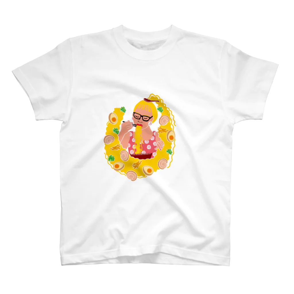 YUCANVASのラーメン大好き スタンダードTシャツ