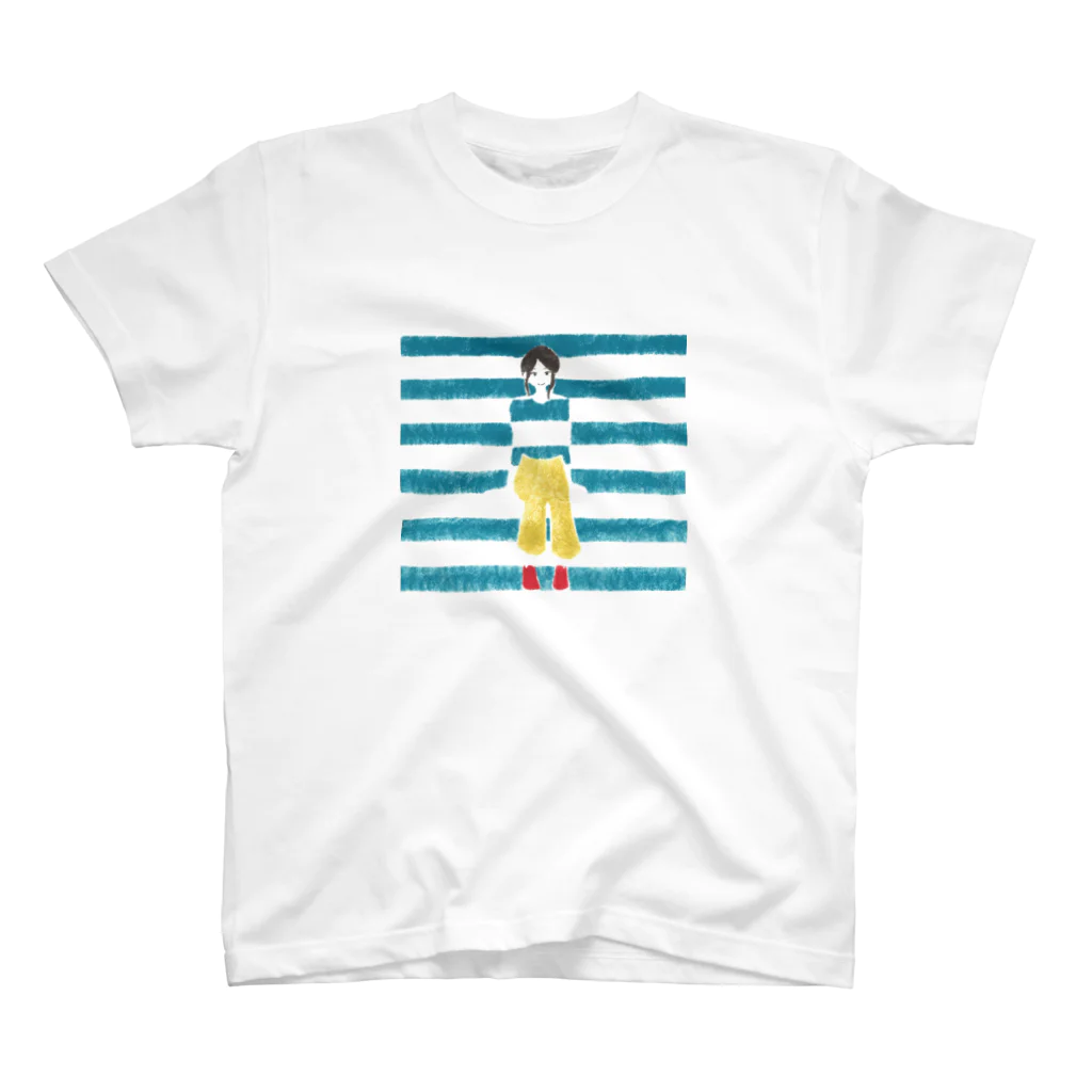 ohanのBorder Girl Regular Fit T-Shirt