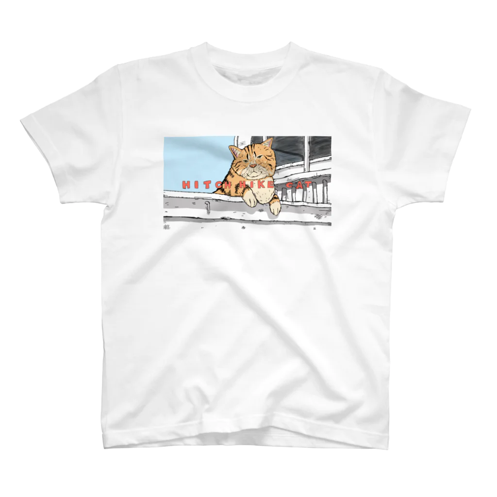 ポニーテールママの軽トラ野良キャット スタンダードTシャツ