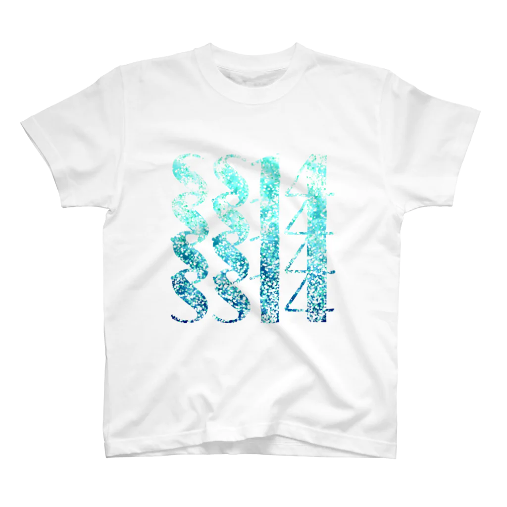 SS14 Projectのスクロール(アクア) スタンダードTシャツ