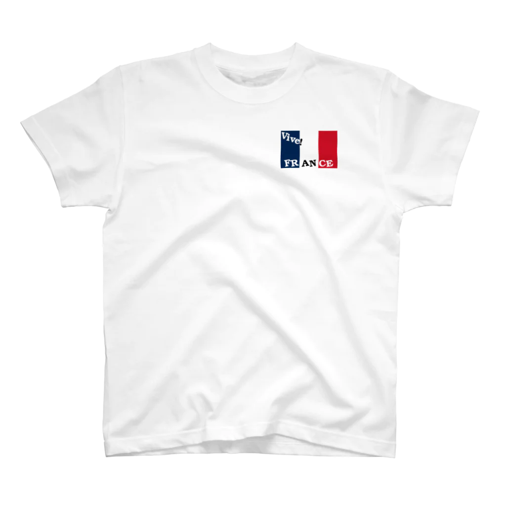 万国国旗ショップのVive! FRANCE Regular Fit T-Shirt