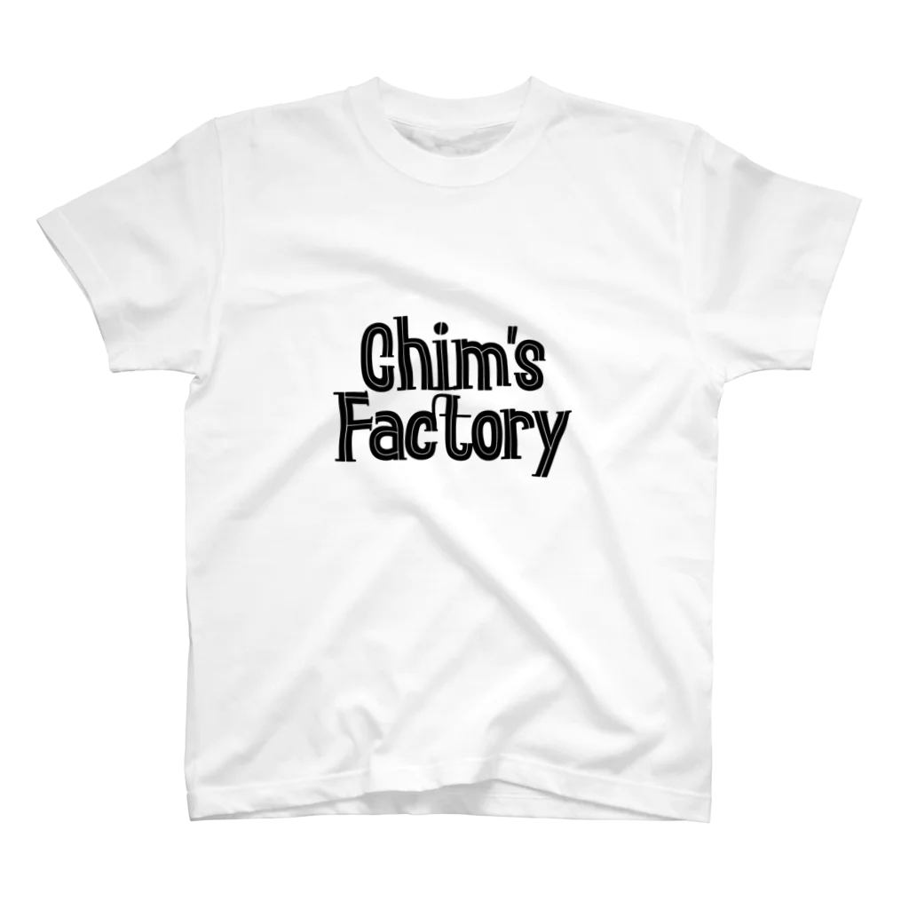 Chim's Factory🎙🍒のロゴ文字 Regular Fit T-Shirt