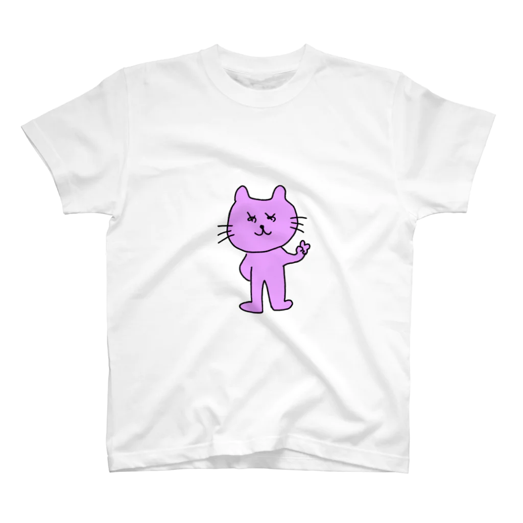 めめ猫のめめ猫 スタンダードTシャツ