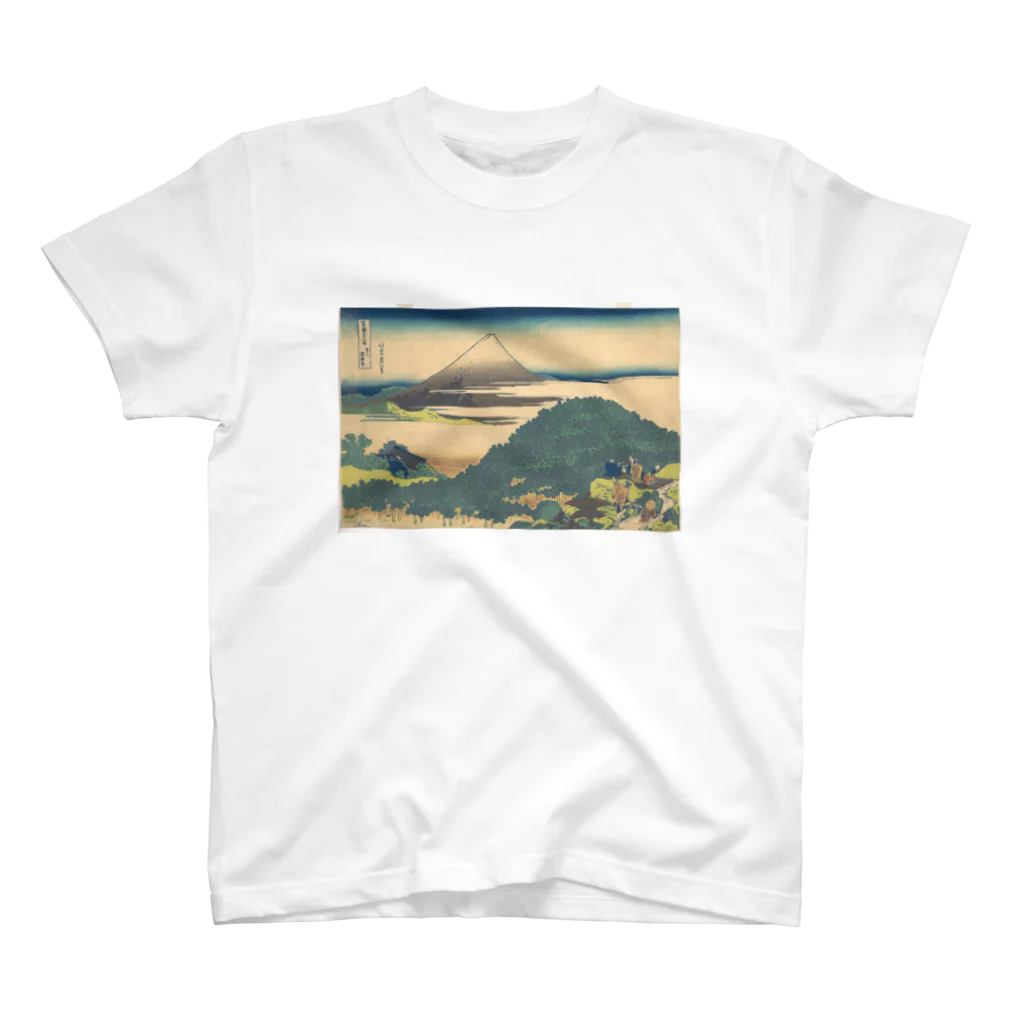 日本の名画の富獄三十六景・青山円座松 Regular Fit T-Shirt