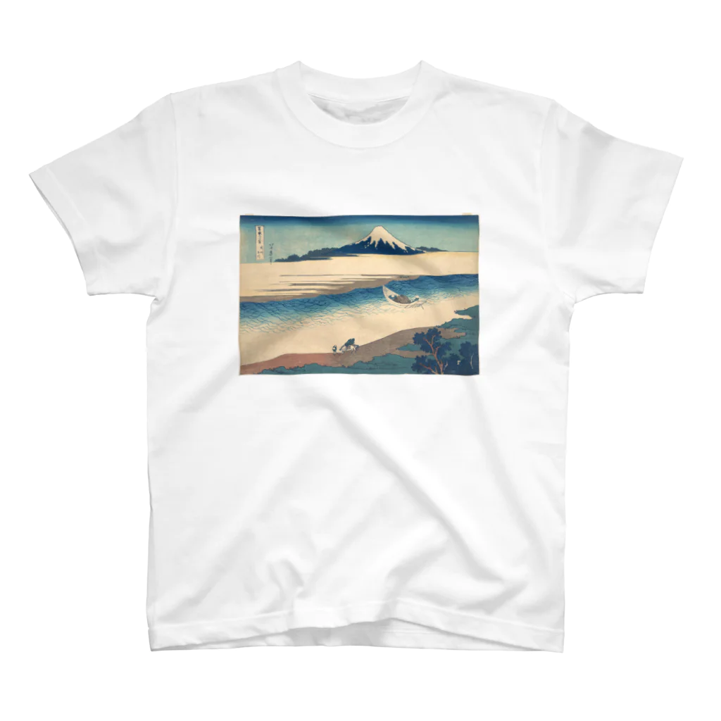 日本の名画の富獄三十六景・武州玉川 スタンダードTシャツ