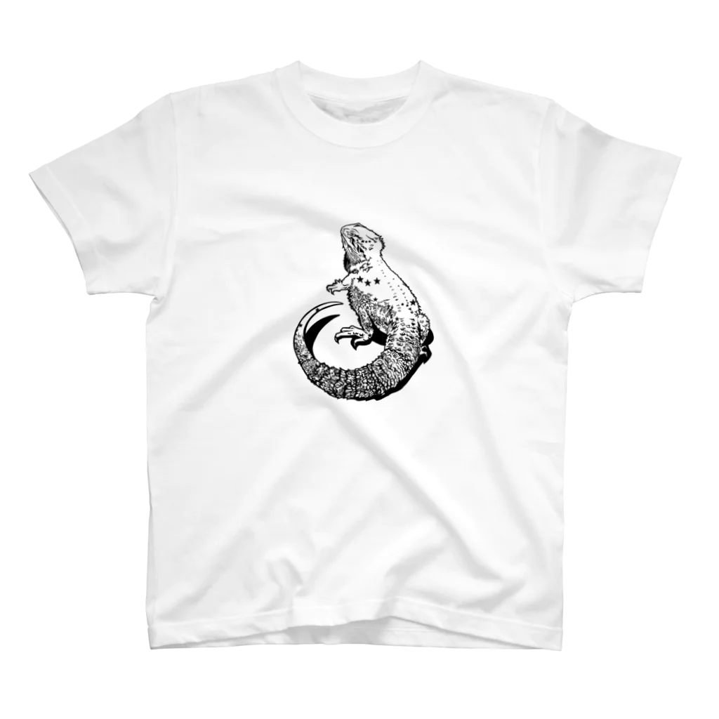 Happy　Reptiles YukiのフトアゴTシャツ スタンダードTシャツ