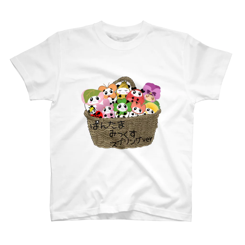 YmMy_shopのぱんたま♡　スプリングver スタンダードTシャツ