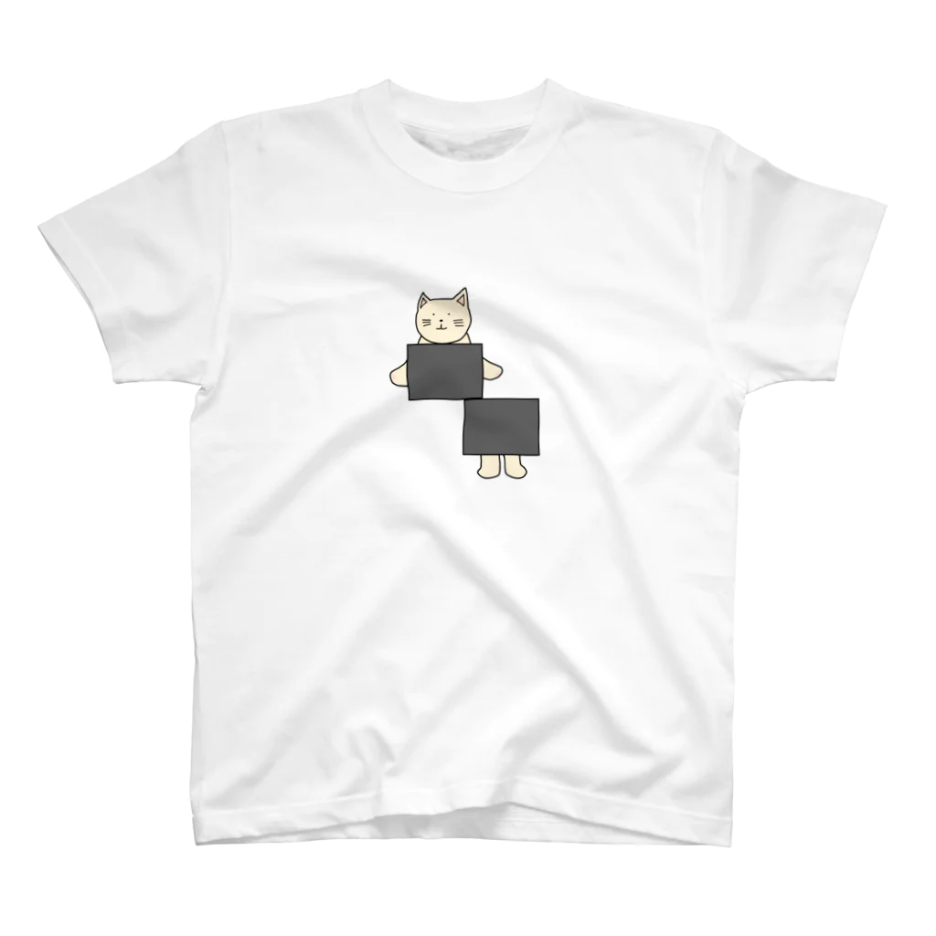 ＋Whimsyのイリュージョンねこ スタンダードTシャツ