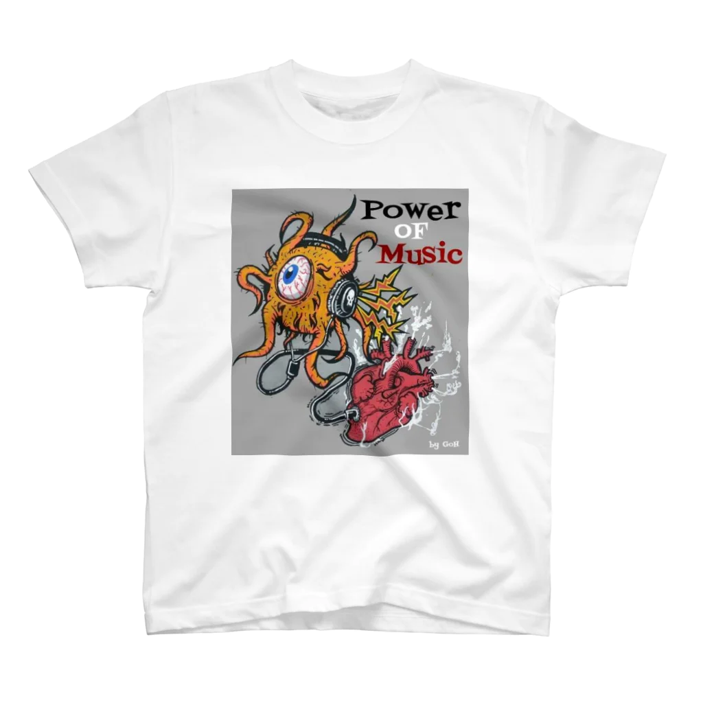 ｇｏｈ0062のMusic★Monster スタンダードTシャツ