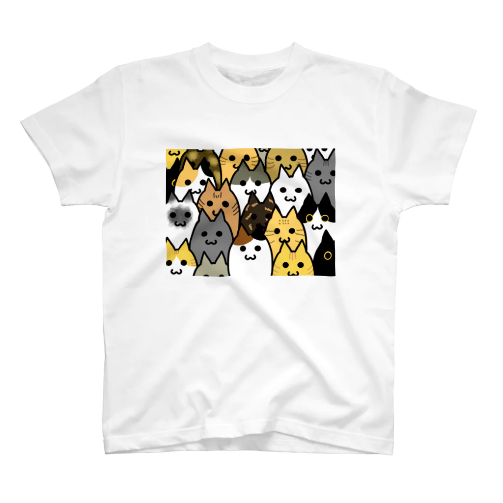 SHOP ベアたんの猫いっぱい Regular Fit T-Shirt