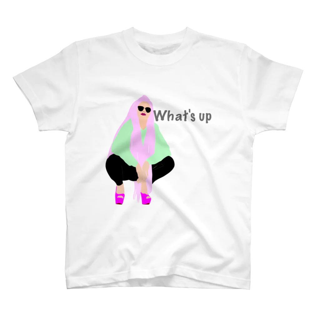 RainbowTokyoのWhat’s up  スタンダードTシャツ