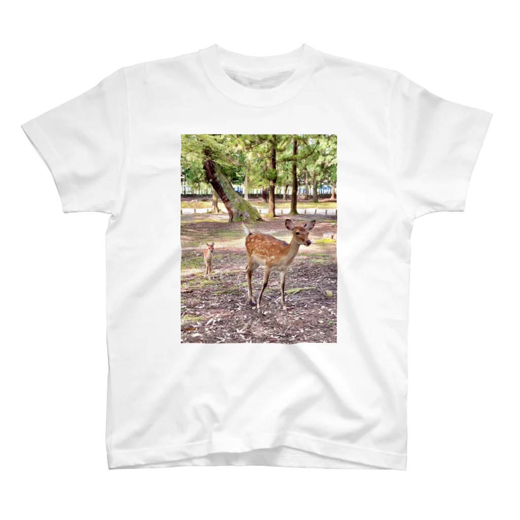 SHOP TEKASA official（SALE期間中）の鹿の親子🦌 スタンダードTシャツ