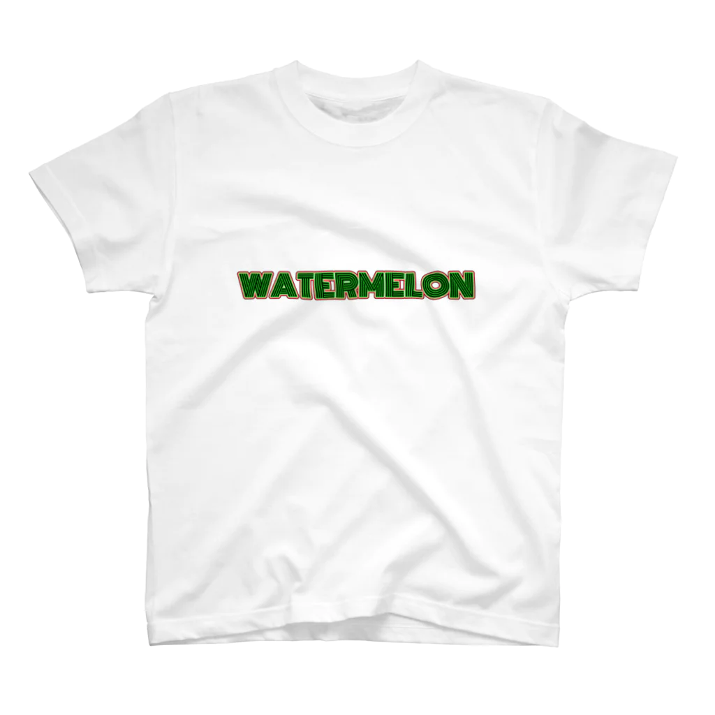 くまくま農園のWATERMELON Regular Fit T-Shirt