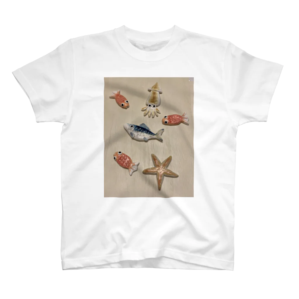 sesujipinkenのお魚天国🐟 スタンダードTシャツ