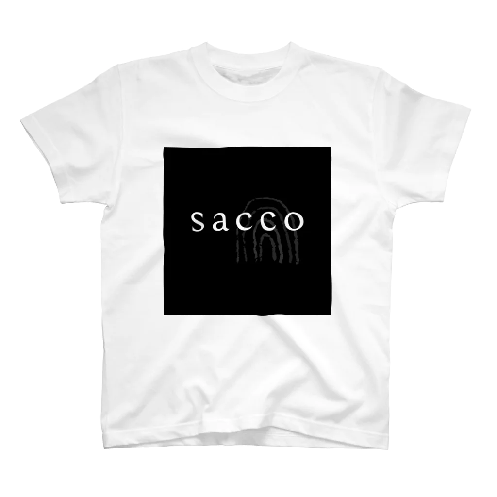 sacco_in offical goodsのBlack sacco Logo item スタンダードTシャツ