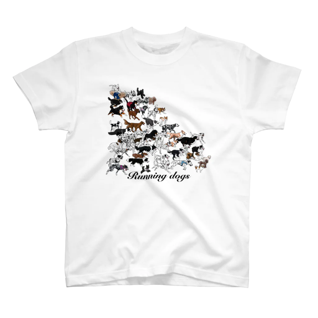 lily_dalmatianのランニングドッグ　少数タイプ Regular Fit T-Shirt