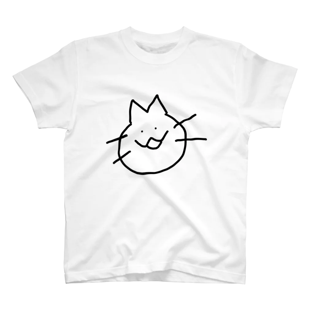 kasunonのまぬけづらのねこ。 スタンダードTシャツ