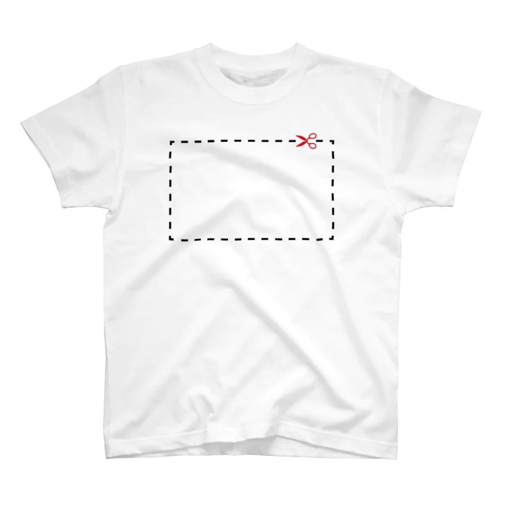 Remarkable Itemsの切り抜き線（赤） スタンダードTシャツ