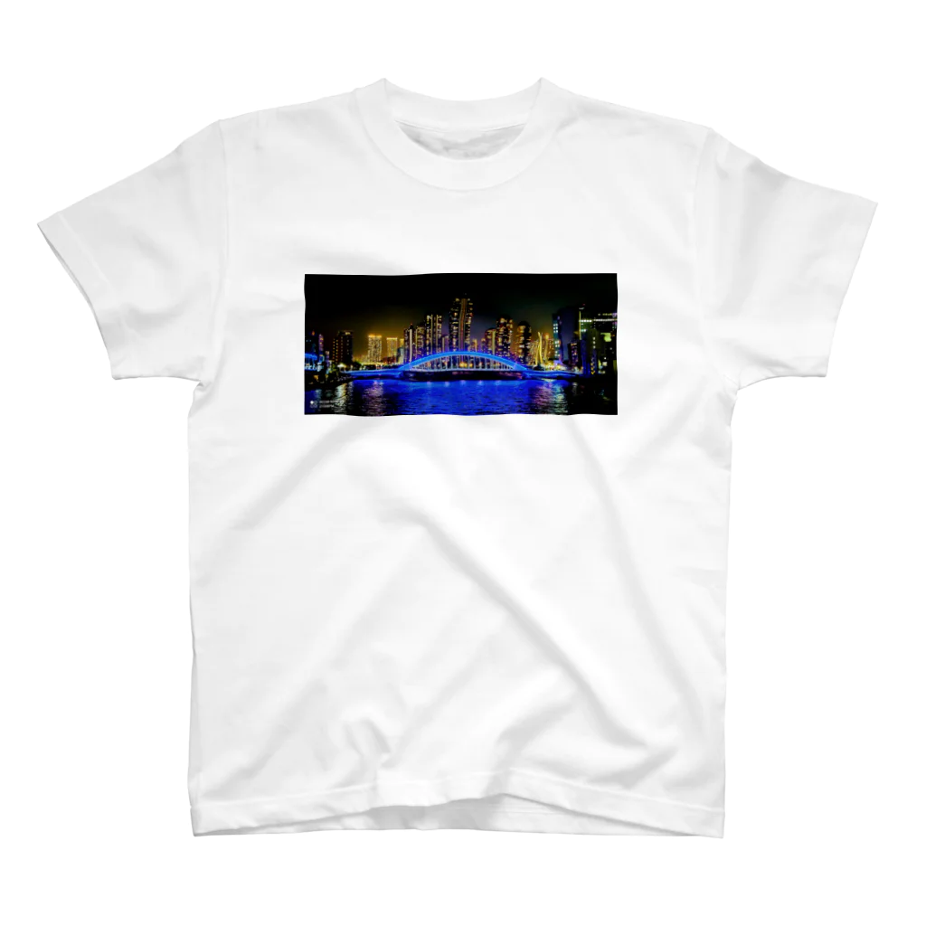 らんすけふぉとの絶景（永代橋） スタンダードTシャツ