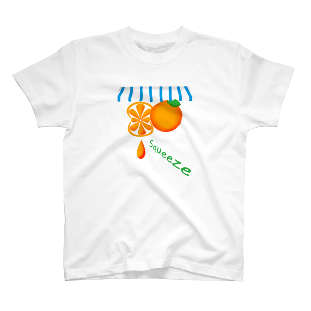 satoharuのオレンジ　ぎゅぎゅぎゅっ Regular Fit T-Shirt
