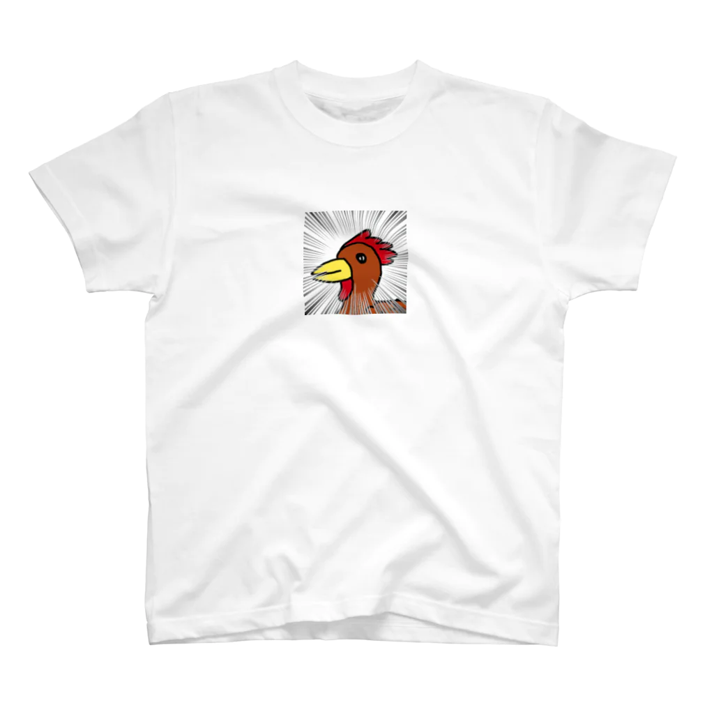 時景紅羅音（ときかげクラネ）のドアップ地鶏 Regular Fit T-Shirt