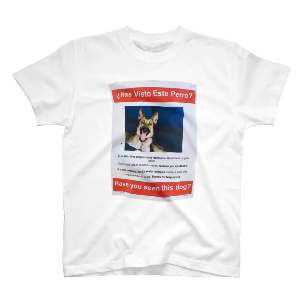 unknown_objectのMissing dog Regular Fit T-Shirt