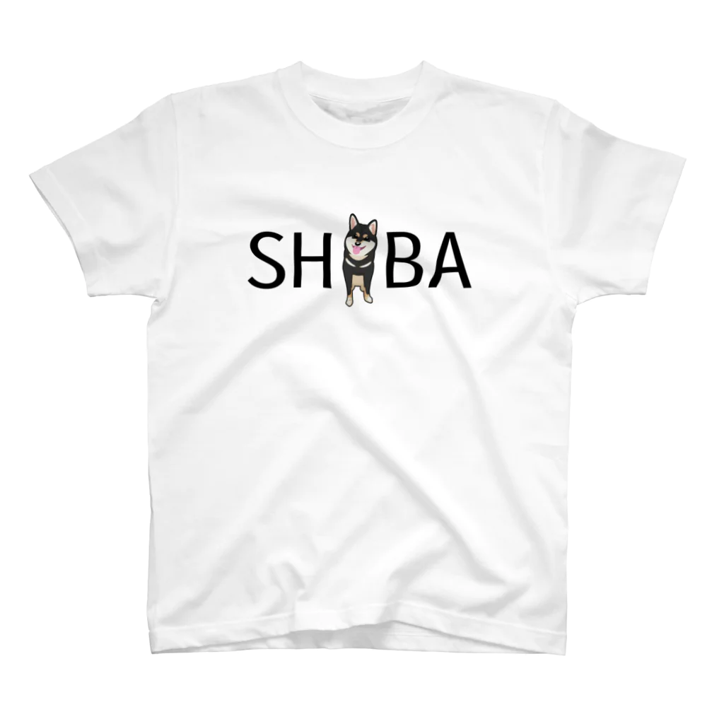 柴三堂の黒SHIBA スタンダードTシャツ