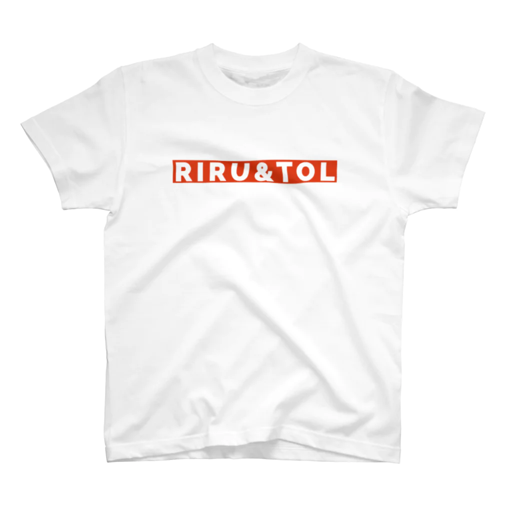 RIRU&TOL のRIRU&TOL カラーボックスロゴ Regular Fit T-Shirt