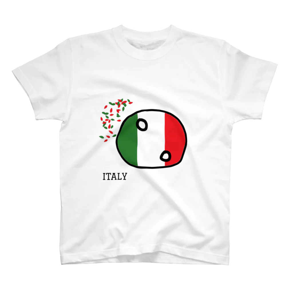 ポーランドボールSHOPのいたりあ（ITALY） スタンダードTシャツ