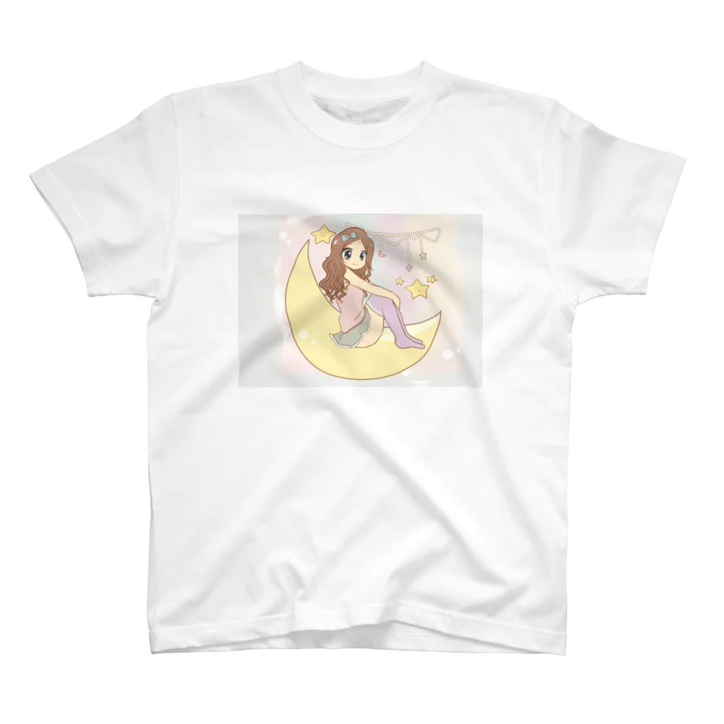 すたみんのお月さまガール スタンダードTシャツ