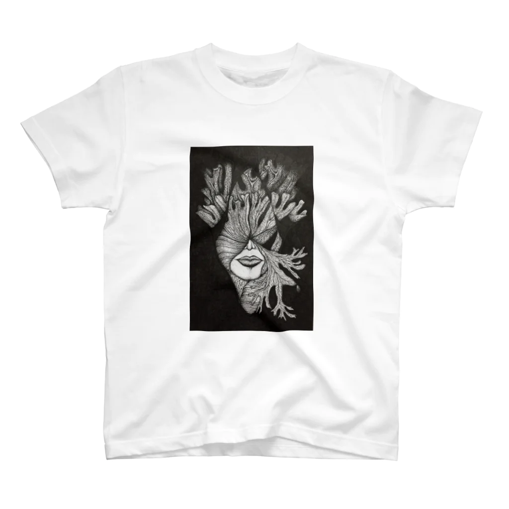 ➕ART PLANT の➕ART PLANT staghorn ferns スタンダードTシャツ