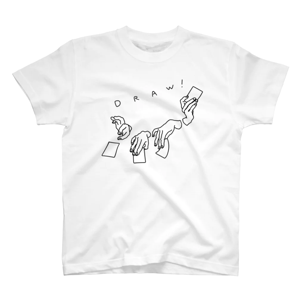 Akelto Dohnal のDRAW !(ドロー！)(黒線ver.) スタンダードTシャツ