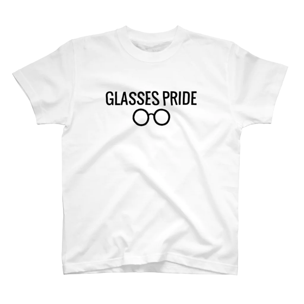 Gokiboの白GLASSES PRIDE スタンダードTシャツ