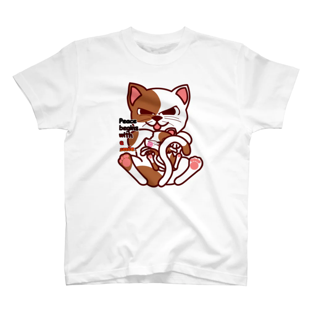 オリジナルデザインTシャツ　SMOKIN'のsmileCat Regular Fit T-Shirt