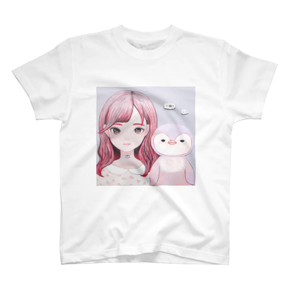 KAORU HASEGAWA WEBSTORE SUZURIのSmall Friends  スタンダードTシャツ