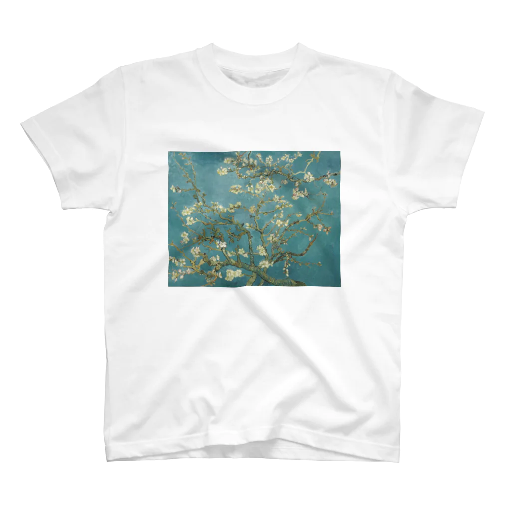 X-Artのゴッホ / 花咲くアーモンドの木の枝(1890) Regular Fit T-Shirt