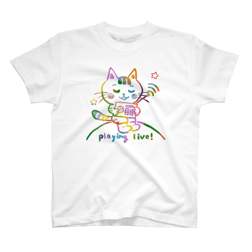 にゃんぴーのkirakiraにゃんぴー Regular Fit T-Shirt