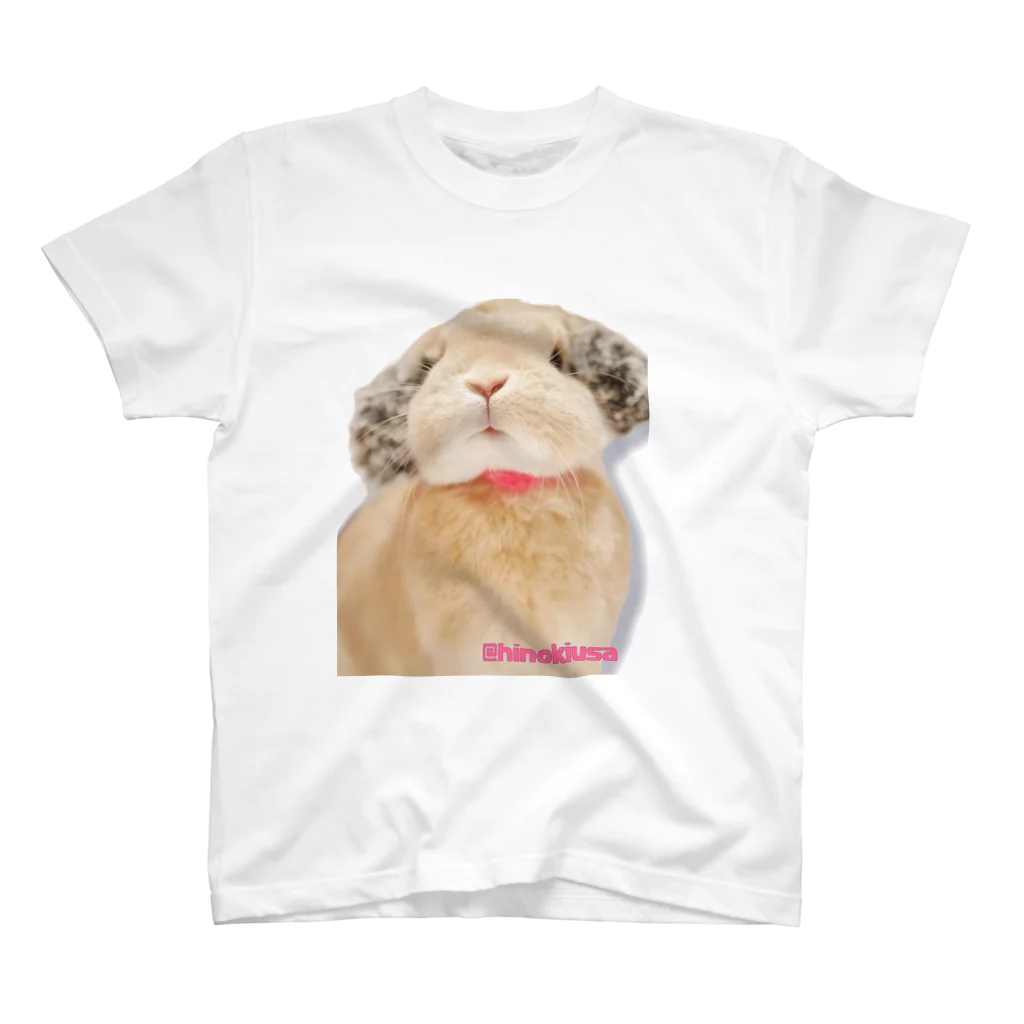 うさぎのひのき  公式グッズのひのきという名のうさぎさん スタンダードTシャツ