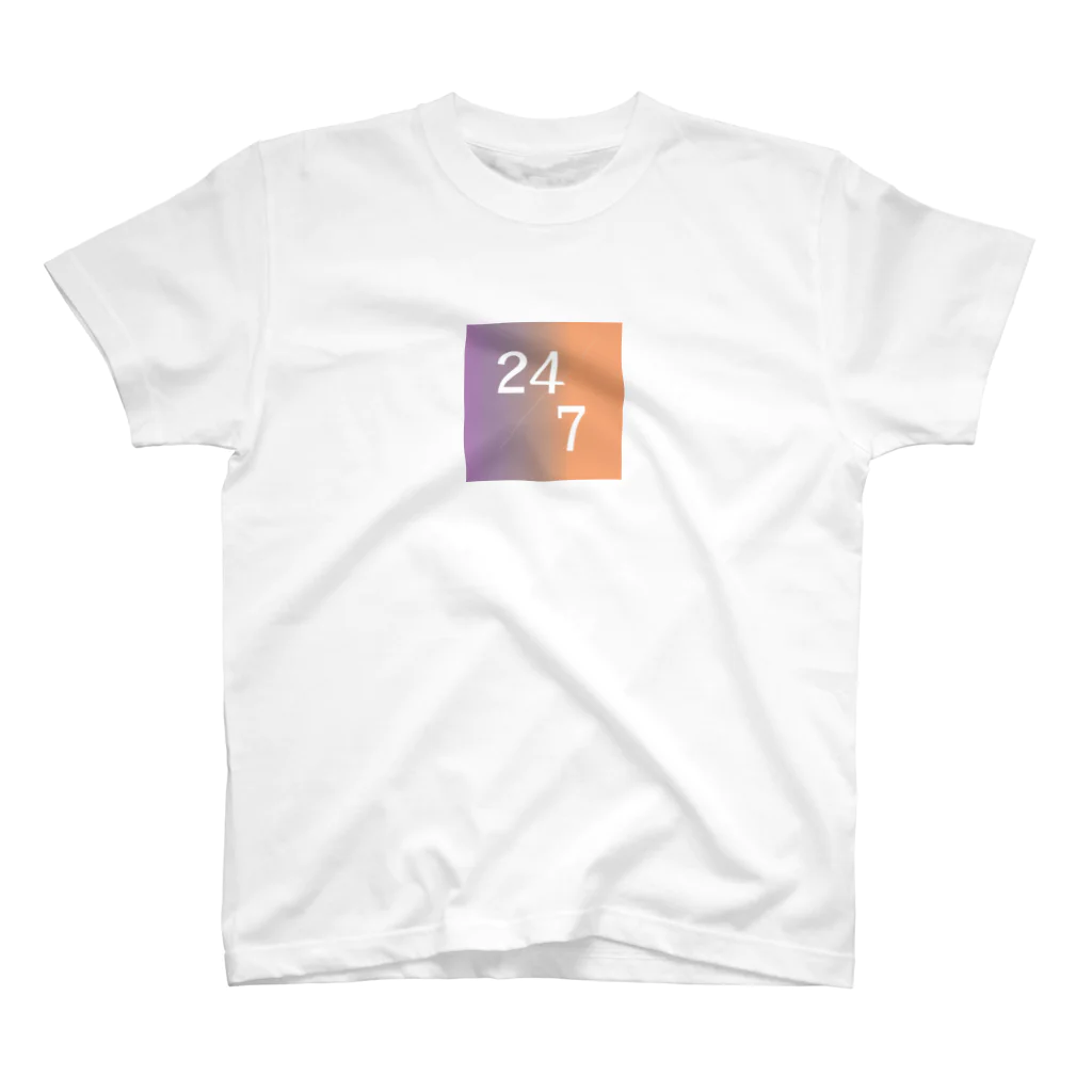 24_7のボアフリースジャケット スタンダードTシャツ