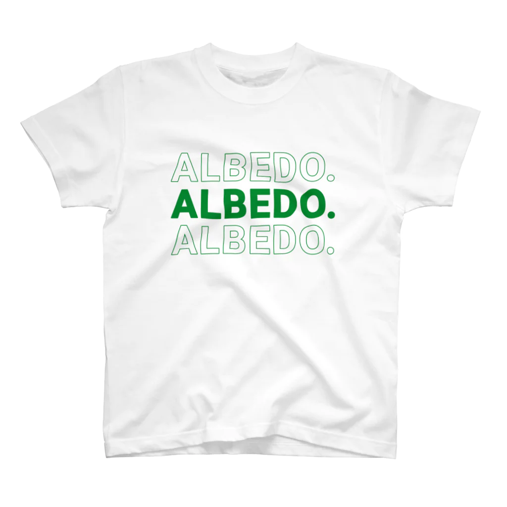 CHEERFUL951のALBEDO    GREEN スタンダードTシャツ