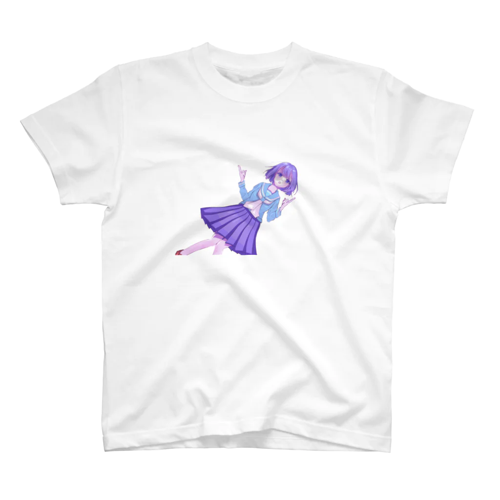 yuima-lのセーラー服の女の子 Regular Fit T-Shirt