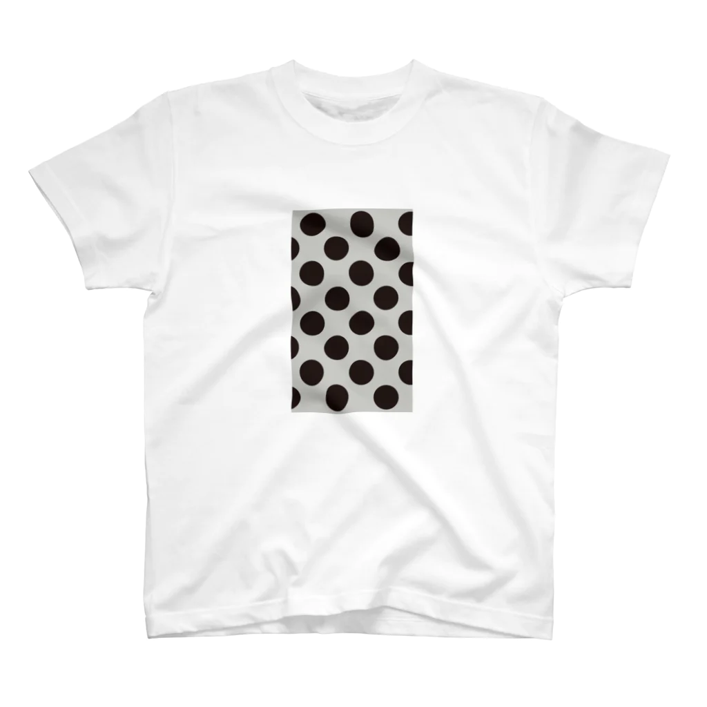 marque pageのgreige × black dot スタンダードTシャツ