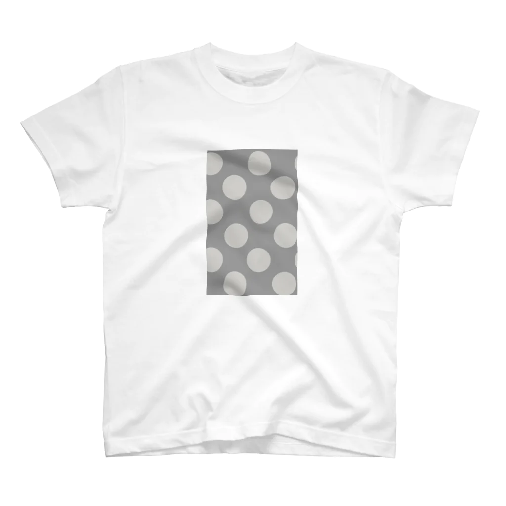 marque pageのgreige / beige dot スタンダードTシャツ