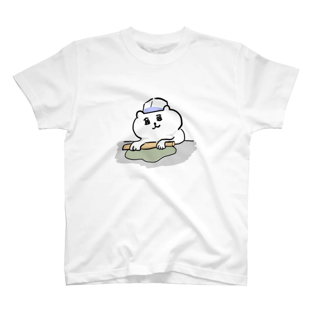 けちゃっぷごはんのお店の蕎麦打ち猫 Regular Fit T-Shirt