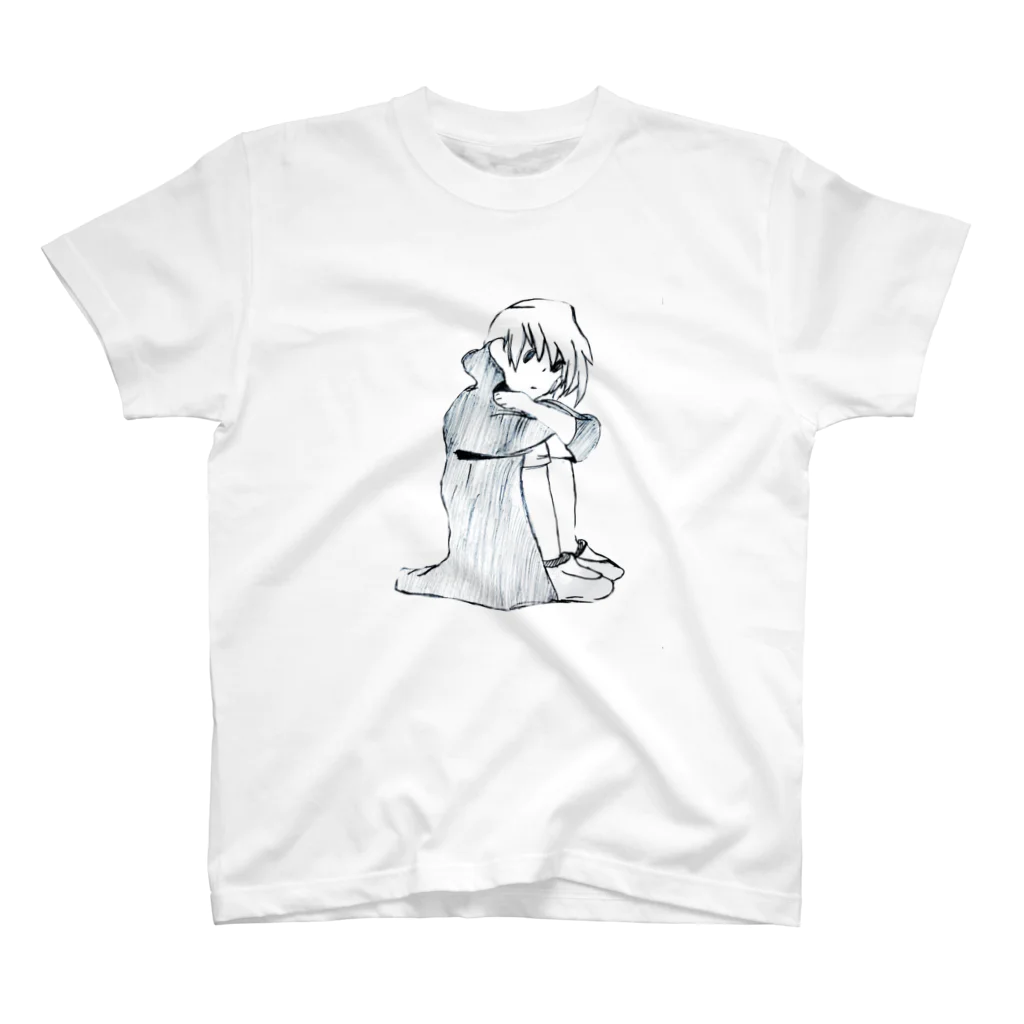 月城のぼっちくん Regular Fit T-Shirt