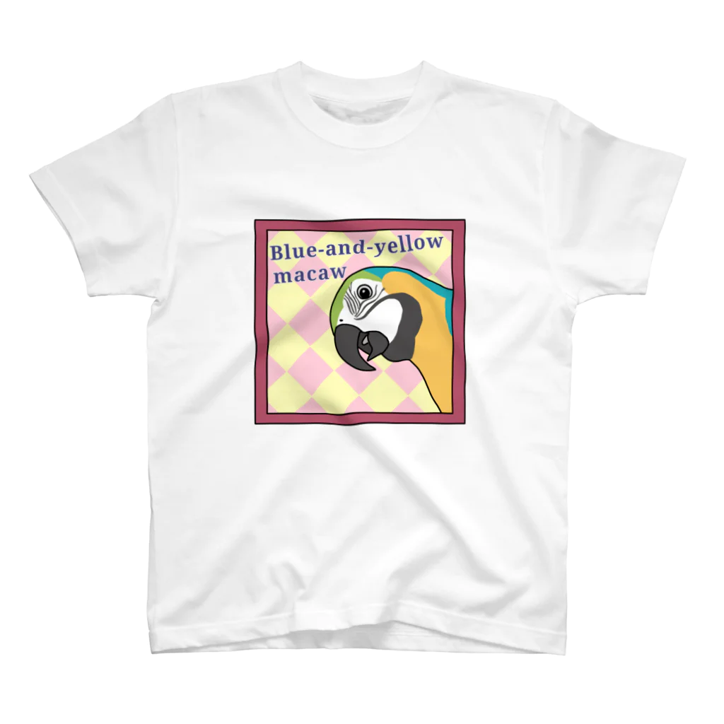 Cocotte Mottoのルリコンゴウインコ Regular Fit T-Shirt